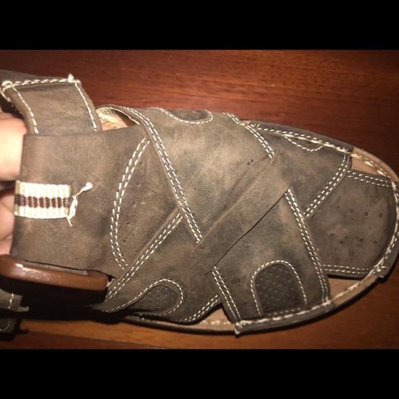 Leather sandals men’s size 9.5